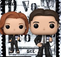 Set 2 Funko Pop X-File Dana Skully Fox Mulder
