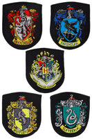 Set 5 Patch ricamate Casate Harry Potter Hogwarts Cinereplicas