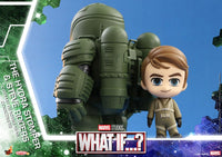 Mini Figure What If...? Hydra Stomper e Steve Rogers Cosbaby Hot Toys