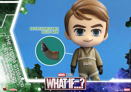 Mini Figure What If...? Hydra Stomper e Steve Rogers Cosbaby Hot Toys