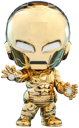 Mini Figure Iron Man Armatura Metallic Gold Cosbaby Hot Toys