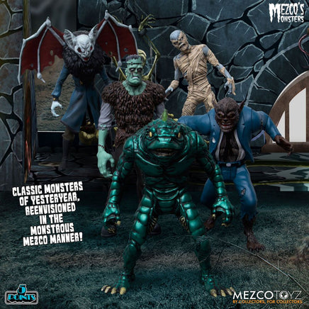 Action Figure Mezco's Monsters 5 Point Tower of Fear Deluxe Set