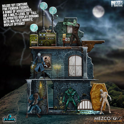 Action Figure Mezco's Monsters 5 Point Tower of Fear Deluxe Set