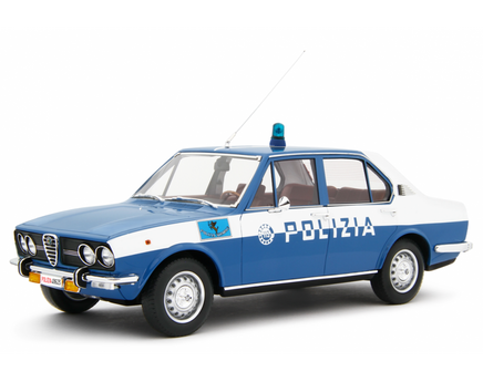 Modellino Alfa Romeo Alfetta Polizia Stradale 1976 1/18 Laudaracing