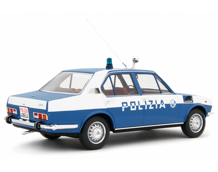 Modellino Alfa Romeo Alfetta Squadra Volante Polizia 1976 1/18 Laudaracing