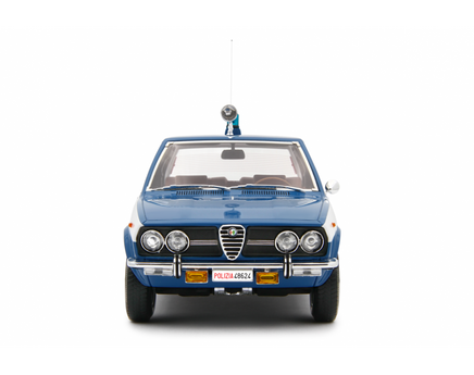 Modellino Alfa Romeo Alfetta Squadra Volante Polizia 1976 1/18 Laudaracing