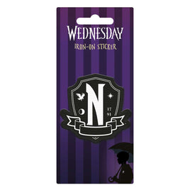 Patch Toppa Mercoledì Famiglia Addams Wednesday Nevermore Accademy Termoadesiva
