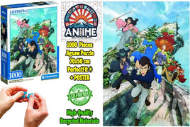 Puzzle Anime Collection Lupin the 3rd Italian Adventure 1.000 Pezzi Clementoni