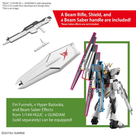 Model Kit Action Figure Gunpla Eg Gundam NU 1/144 Bandai