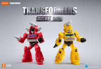 Set 9 Action Figure Transformers Blokees Kit Galaxy Versione 02 SOS