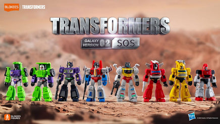 Set 9 Action Figure Transformers Blokees Kit Galaxy Versione 02 SOS