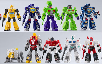 Set 9 Action Figure Transformers Blokees Kit Galaxy Versione 03 Autobot Run