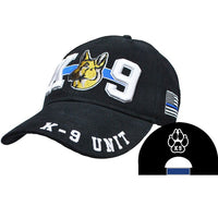 Cappellino ricamato Unità Cinofile K-9 Unit Police