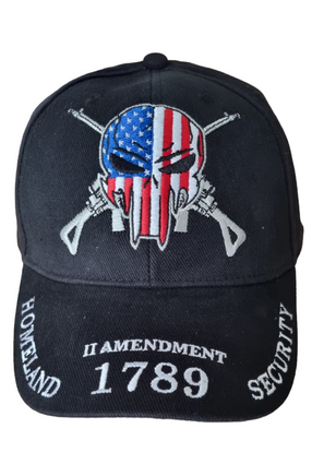 Cappellino ricamato Homeland Security 2° Emendamento