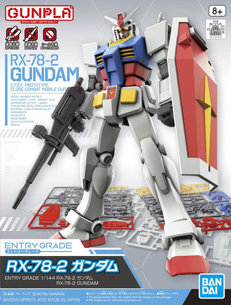 Model Kit Action Figure Gunpla Eg Gundam Rx-78-2 1/144 Bandai