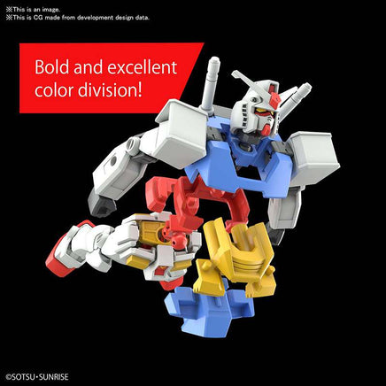 Model Kit Action Figure Gunpla Eg Gundam Rx-78-2 1/144 Bandai