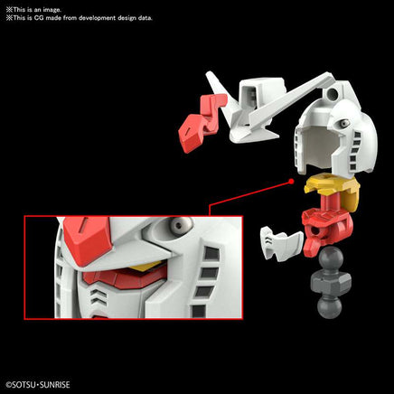 Model Kit Action Figure Gunpla Eg Gundam Rx-78-2 1/144 Bandai