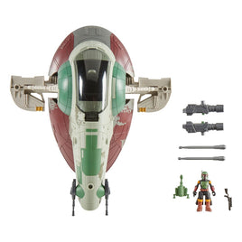 Modellino Astronave Star Wars Mission Fleet Fahrzeug Firespray Boba Fett