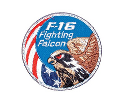 Patch Toppa Aereo F16 Fighting Falcon U.S. Navy