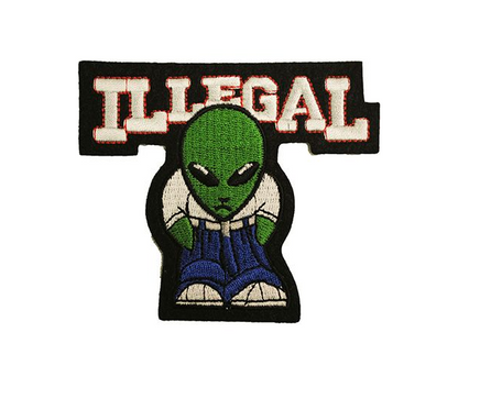 Patch Toppa Alien Illegal Stati Uniti