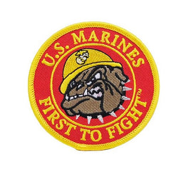 Patch Toppa Bulldog Marines USMC U.S. Army