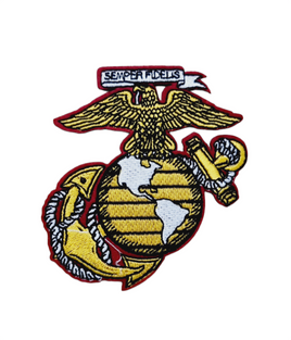 Patch Toppa Logo Marines USMC U.S. Army