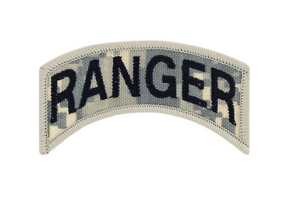 Patch Toppa Scritta Ranger Camu U.S. Army