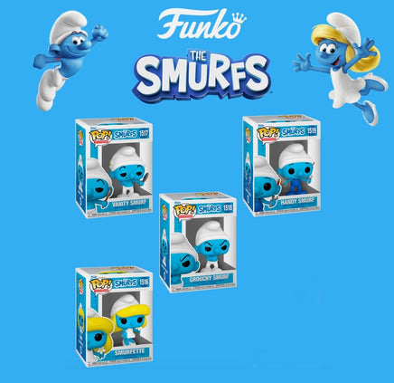 Lotto 4 Funko Pop Puffi Smurfs Puffetta