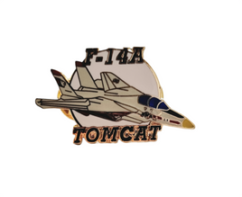 Spilla in metallo smaltato Aereo Tomcat F14 U.S. Naval Aviation Navy