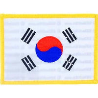 Patch bandiera Korea del Sud termoadesiva